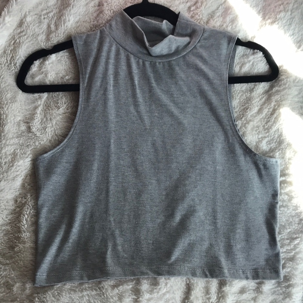Charlotte Russe Crop Halter Top